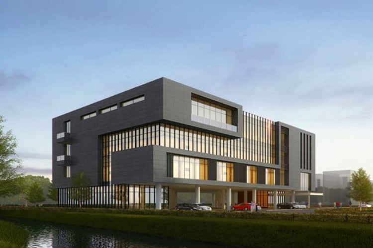 multi-floor steel building مبنى الصلب متعدد الطابق