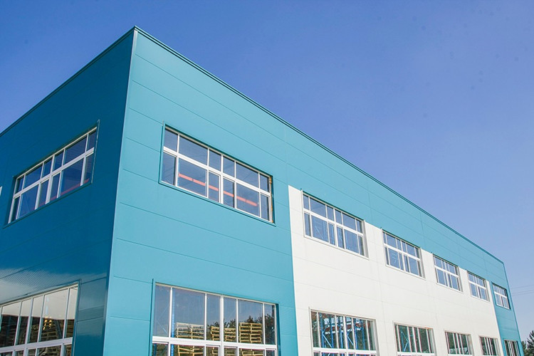 PU sandwich panel building مبنى لوحة شطيرة بو