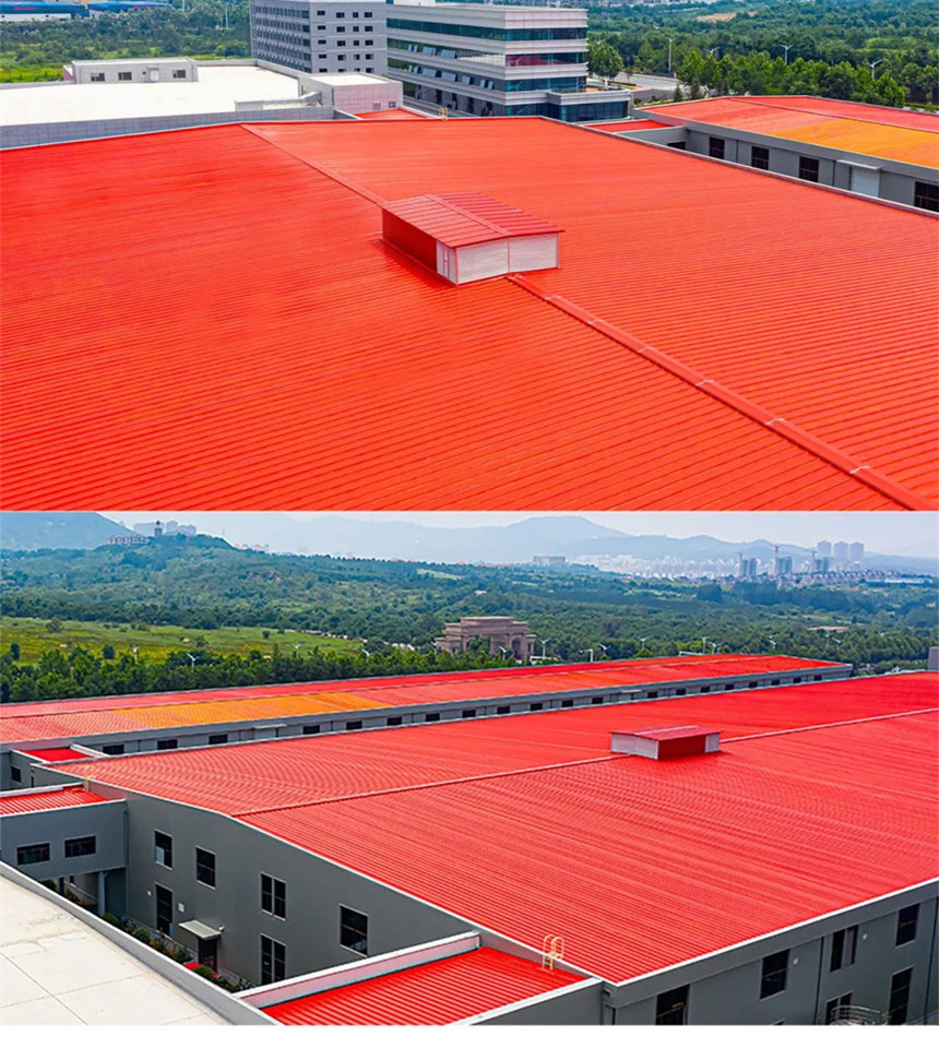 غطاء السقف الأحمر