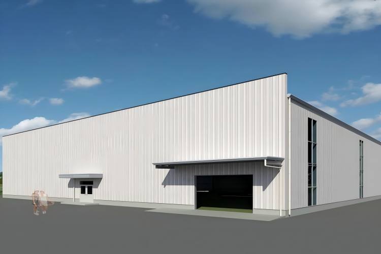 التصميم الجاهز لمستودع مصنع الهيكل الصلب