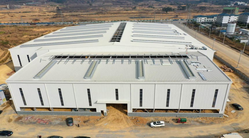 ورشة هيكل الصلب