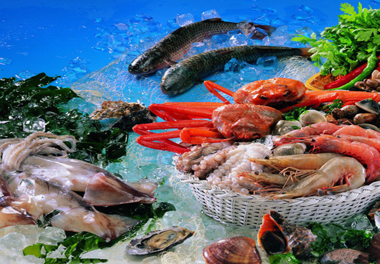 التخزين البارد للمأكولات البحرية