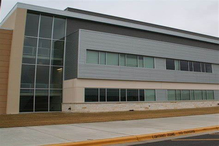 مبنى الصلب مع جدار الستائر الزجاجية