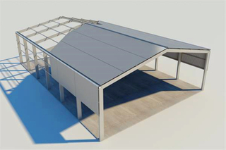 Prefab Industrial Warehouse Steel Construction