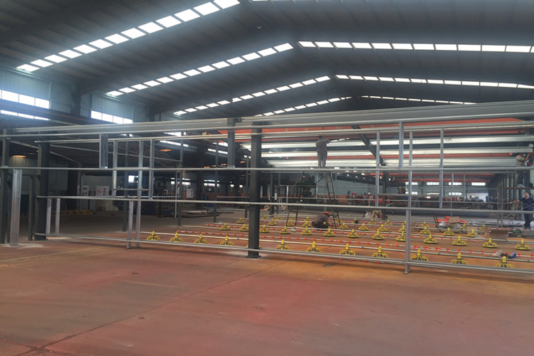 مزرعة الدجاج هيكل الصلب