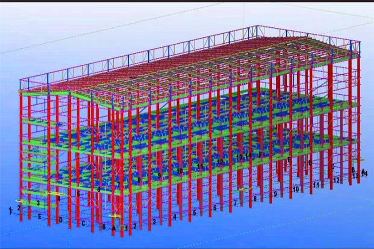 هيكل الصلب تصميم Tekla