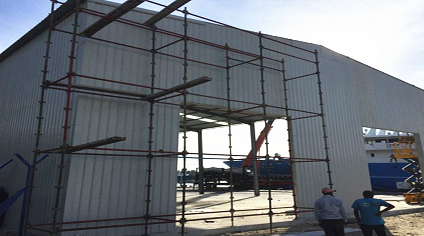 هيكل الصلب المستودع