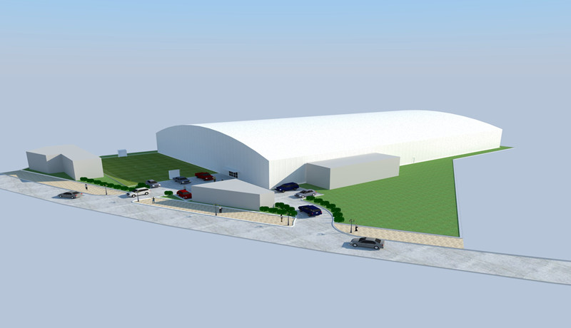 بناء كرة القدم داخل الأماكن المغلقة