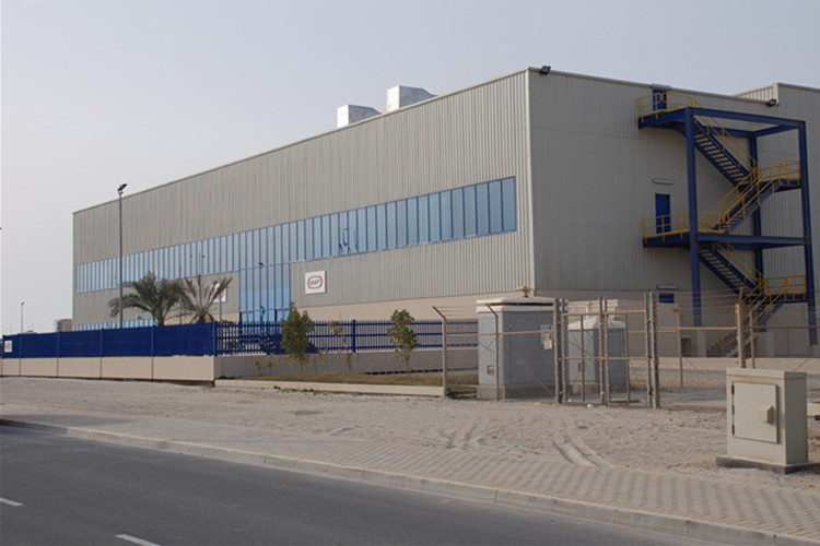 ورشة عمل هيكل الصلب لمصنع معالجة الأغذية